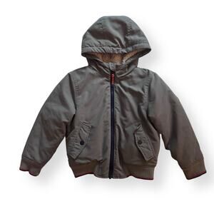 Mini Boden sherpa lined coat